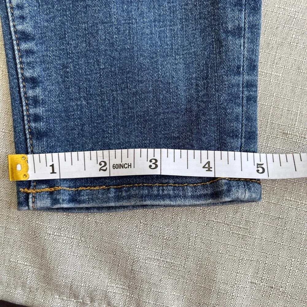 L'Agence‎ Brigitte Skinny Stretch Mid-Rise Jeans Vintage Wash Womens 27 Blue